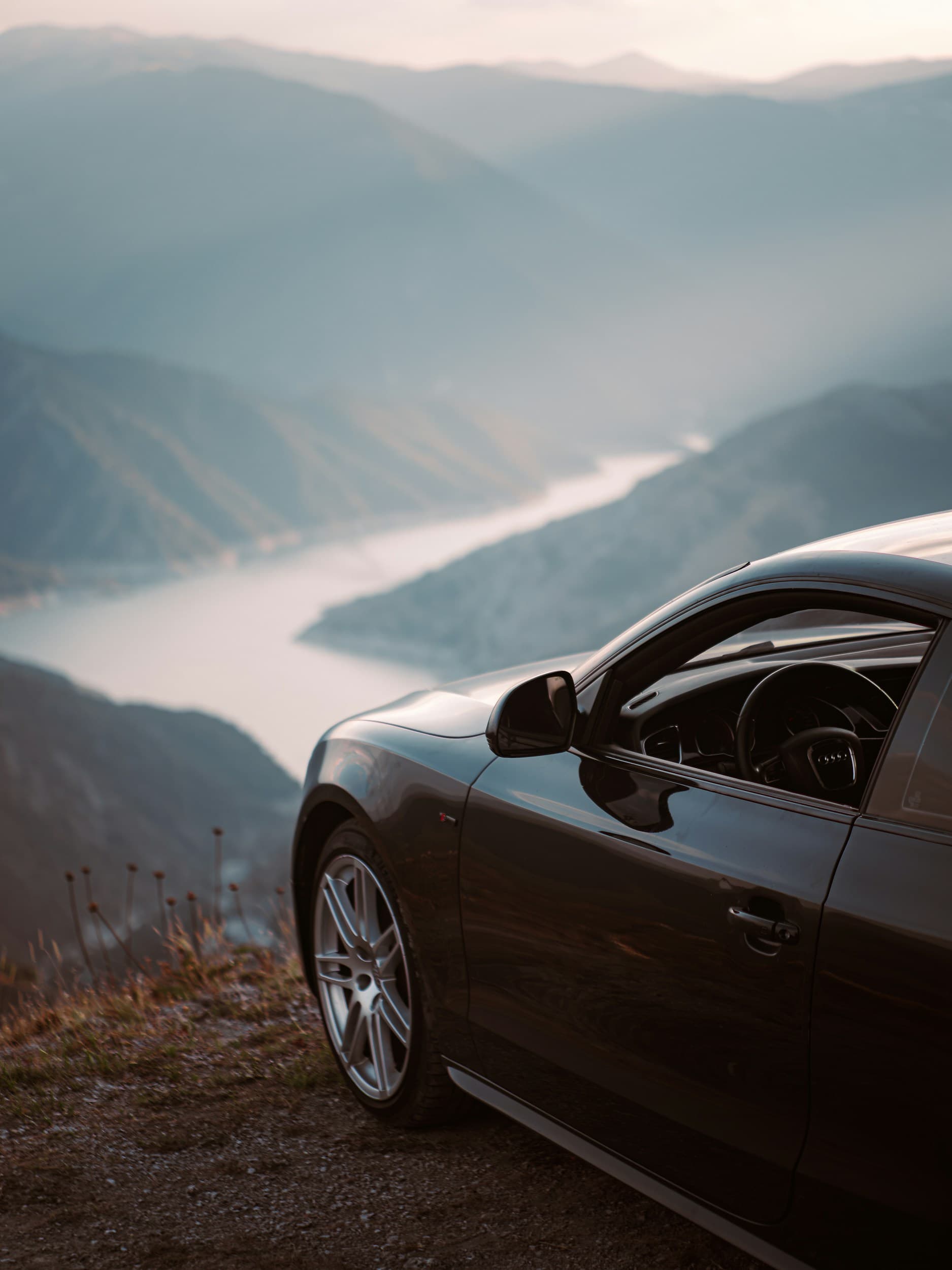 Car on the open road
