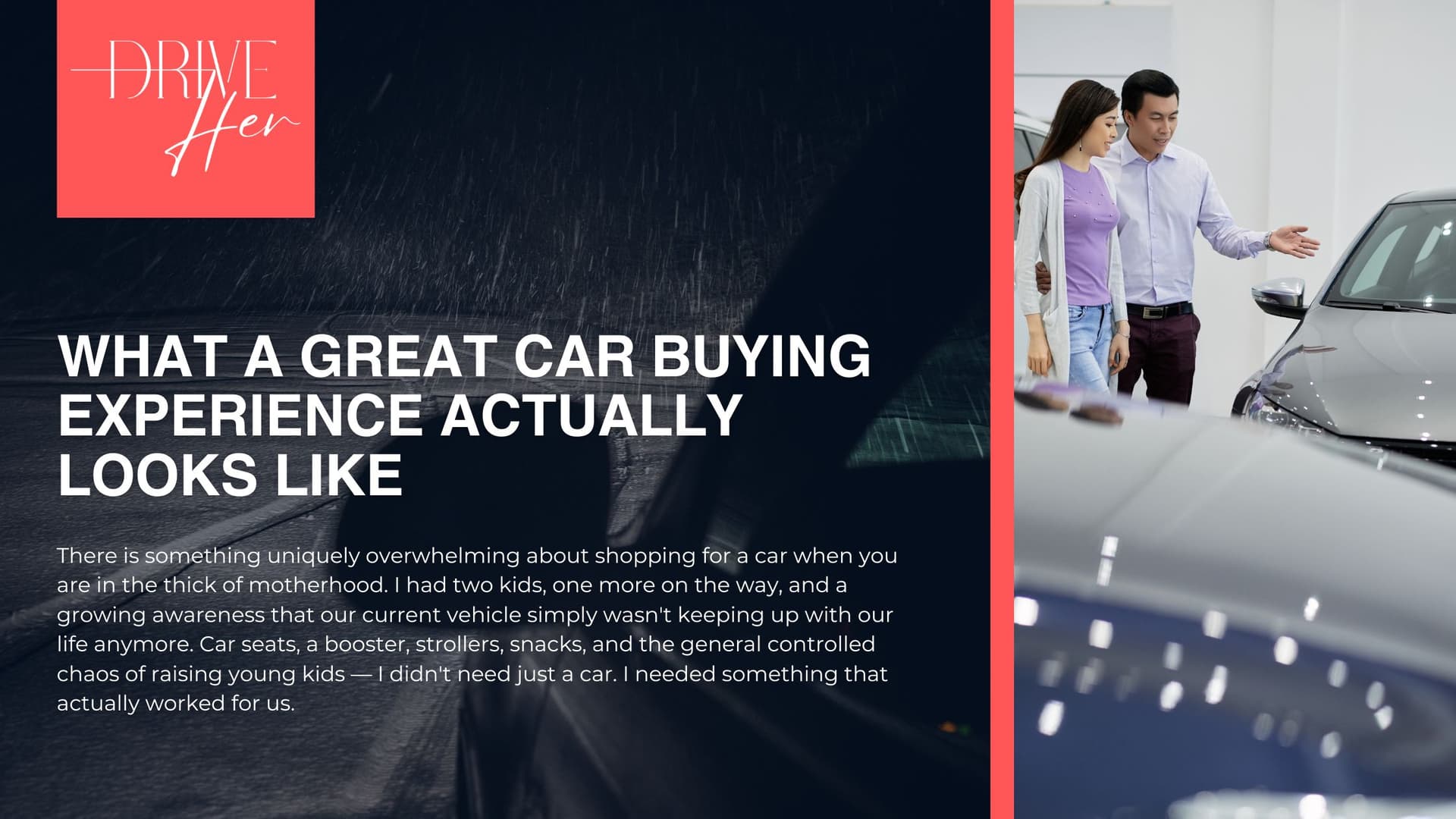 What a Great Car Buying Experience Actually Looks Like