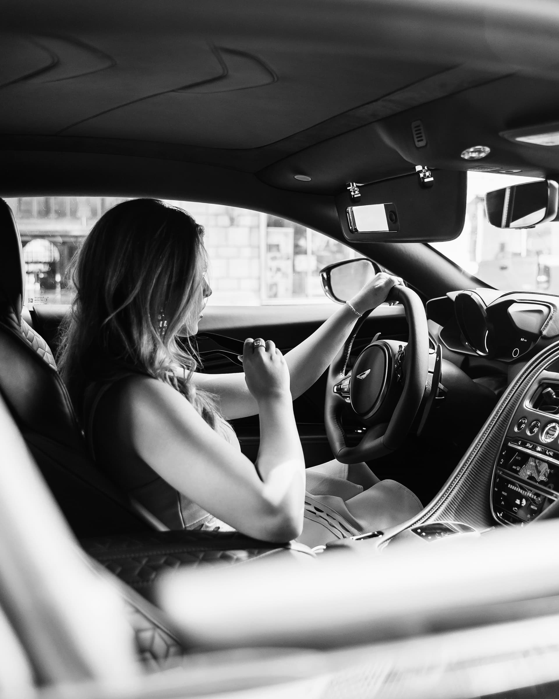 Woman driving