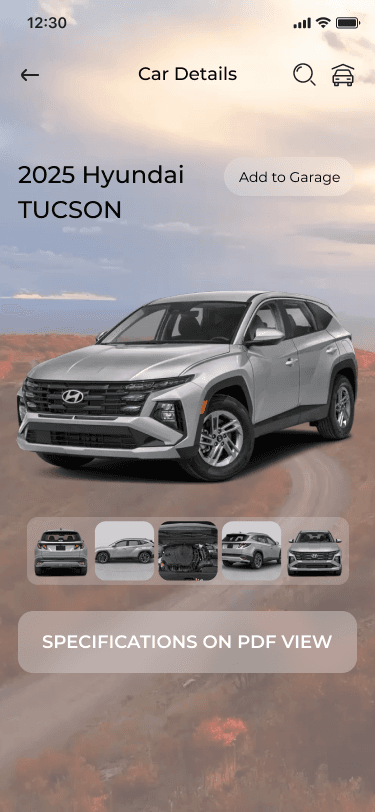 DriveHer smart search screen